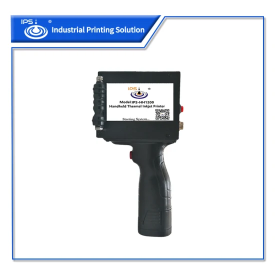 Tij Industrial 12.7mm Portable Inkjet Printer for Beverage Bottle/Can/Sticker/Carton Expiry Date Batch Coding